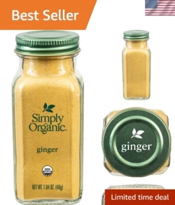 Ground Ginger Root, 1.64 Ounce - Organic Non-GMO Spice for Culinary Use - Picture 1 of 8