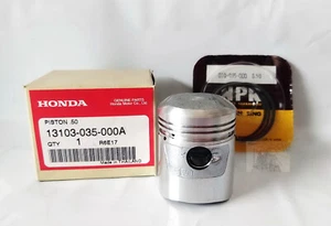 FOR Honda 65cc C65 C65M S65 Piston & Ring oversize 0.50 New - Foto 1 di 6
