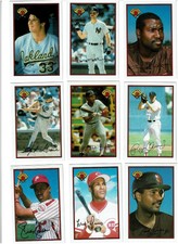 1989 Bowman Baseball Cards (Complete Your Set) (You Pick) Rookies HOF