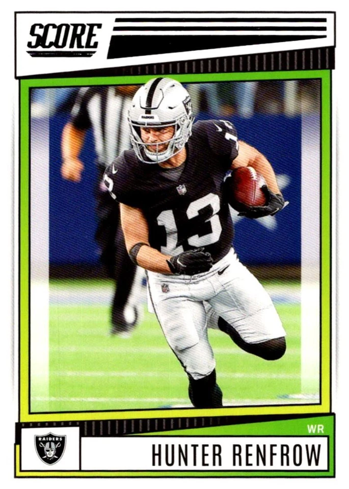 2022 Score Hunter Renfrow Las Vegas Raiders #123 - Image 1 of 2