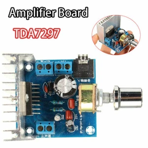 AC/DC 12V TDA7297 2x15W Digital Audio Amplifier DIY Kit Dual-Channel Modle UK - Bild 1 von 10