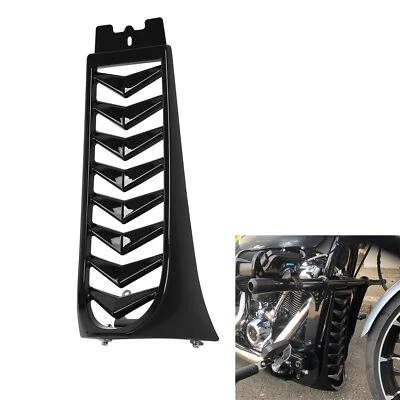 Cubierta inferior del radiador del alerón del carenado de la barbilla para Harley Softail Fat Bob 2018-2023 Foto 1 de 4