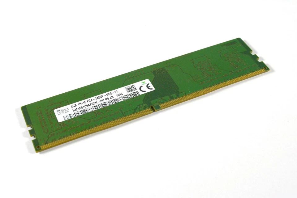 4GB PC4-19200 DDR4 2400MHz 288-Pin Dimm Desktop Memory Module Mfr P/N HMA851U... - Image 1 of 1