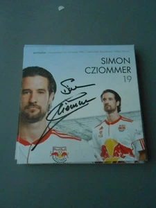 AUTOGRAPHE FOOTBALL DE SIMON CZIOMMER 19 - Foto 1 di 1