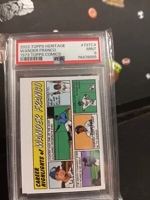 2022 TOPPS HERITAGE WANDER FRANCO #73TC4 1073 TOPPS COMICS PSA GRADED 9 - Image 1 of 2