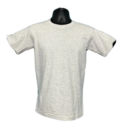 CAMISETAS VINTAGE DE YUNQUE DE ALGODÓN TIMBRE EN BLANCO JÓVENES NIÑOS GRANDES NEGRAS/GRISES Foto 1 de 4