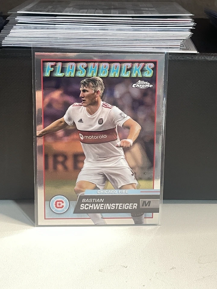 2023 Topps Chrome MLS Bastian Schweinsteiger Flashbacks #155 Chicago Fire - Image 1 of 1
