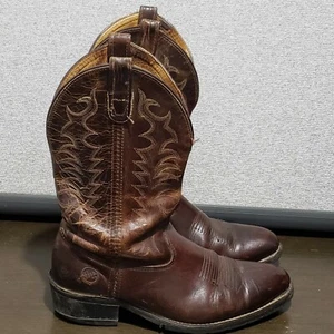 Double H DH1516 Brown Western Cowboy Ranch Men's Boots Aeroglide 7 Sole 9 EE - Picture 1 of 12