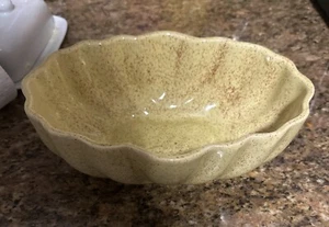 Vintage Cookson Pottery # 603 Mid Century Modern Yellow Speckled Planter - Picture 1 of 9