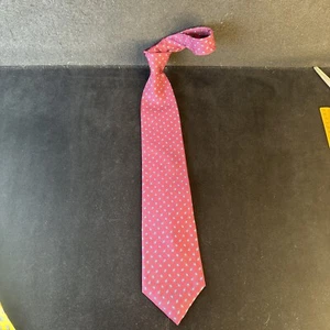 Bert Pulitzer Red Men's Tie 100% Silk 57L x 3.75W Necktie - Picture 1 of 11