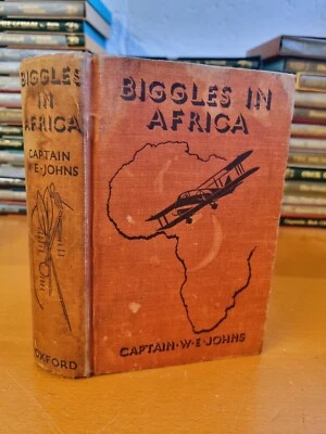 CAPTAIN W. E. JOHNS Biggles in Africa - 1st edition 1936 - Image 1 of 3