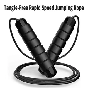 Tangle-Free Rapid Speed Jumping Rope Cable with Ball Bearings Jump Rope - Picture 1 of 6