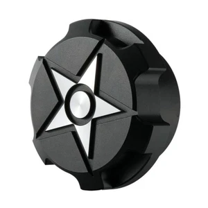 Fit For 2015-24 Polaris Slingshot 2521278 CNC Aluminum Fuel Gas Cap Lid Black - Picture 1 of 7