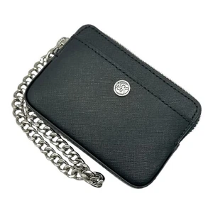 Michael Kors MK Geldbörse Jet Set Travel Schwarz Leder | Geldbeutel Portemonnaie - Bild 1 von 9