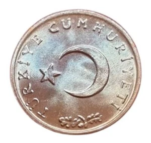 Turkish Coin Turkey 1 Kurus | Istanbul | Moon Star | 1963 - 1974 - Picture 1 of 4