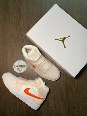 Vela de veludo Jordan 1 Mid SE (W) (2022) tamanho 6W, DS, DA8009-108 - Imagem 1 de 4