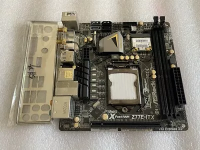 For ASRock Z77E-ITX Intel Z77 Desktop Motherboard LGA 1155 DDR3 MINI-ITX - Image 1 of 2
