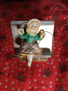 Vintage Swinging Girl Hanging Figure - Picture 1 of 5
