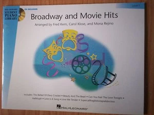 BROADWAY AND MOVIE HITS de FRED KERN, CAROL KLOSE & MONA REINO (PIANO ESTUDIANTIL) - Imagen 1 de 1