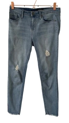 Pantalones de mezclilla para mujer Buffalo David Bitton talla 4/27 Rip & Repair Jess tiro medio ajustados Foto 1 de 4