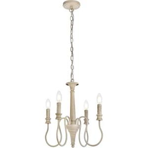 Chandelier Rustic Farmhouse Kitchen Bedroom Candlestick Ceiling Lighting Fixture - Picture 1 of 8