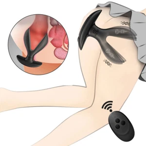 Prostate Massager Strong Vibrating Anal Butt Plug Anus Vaginal Dilator Sex Toys - Picture 1 of 12