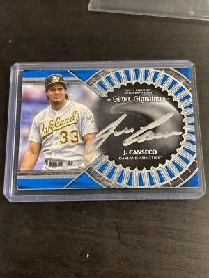 2023 Topps Five Star Jose Canseco Silver Signature Auto 14/20 Oakland Athletics - Image 1 of 4