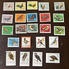 GERMANY DDR LOT OF 23 DIFFERENT BIRD STAMPS