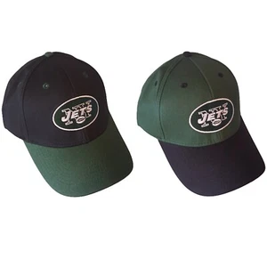 Gorra de los New York Jets estructurada ajustable de dos tonos ropa del equipo de la NFL - Imagen 1 de 9
