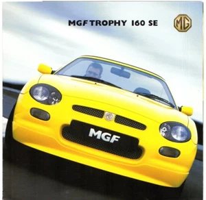 MG MGF Trophy 160 SE Limited Edition 2001 UK Market Foldout Sales Brochure - Picture 1 of 3
