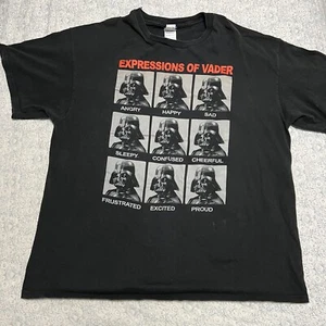 Star Wars Expressions Of Vader Darth Vader T-Shirt Herren 2XL Schwarz - Bild 1 von 5