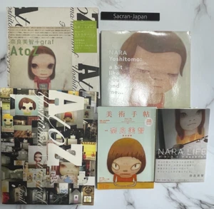 Yoshitomo Nara A to Z Graph & NARA LIFE & a bit like you and me 4 books - Picture 1 of 16