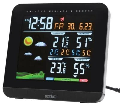 Wyndham Weather Station, Black - 16193 - Image 1 of 4