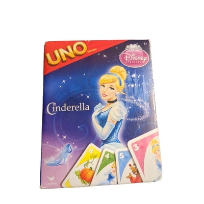 Disney Princess Cinderella Uno Card Game Complete All 112 Cards Kids Family VG - Image 1 of 4