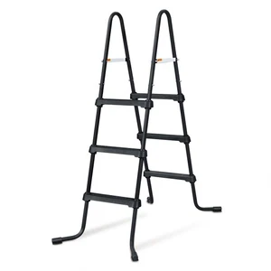 Funsicle 36" SureStep 3 Stair Above Ground Swimming Pool Ladder, Black(Open Box) - Picture 1 of 10