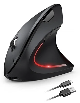 Ergonomic Mouse Wireless, Echargeable Mouse Wireless Silent for Carpal Tunnel... - Image 1 of 4