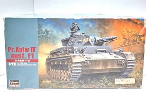 HASEGAWA GERMAN TANK PANZER IV AUSF F1 SCALA 1/72 KIT COMINCIATO - Imagen 1 de 5