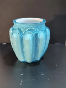 Consolidated Lamp & Glass Company/Fostoria 1894 Glass Overlay Toothpick Holder - Picture 1 of 21