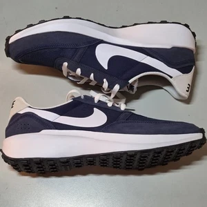 Nike Waffle Debut Mens Size 13 Midnight Navy Obsidian White FJ4195-400 New - Picture 1 of 5