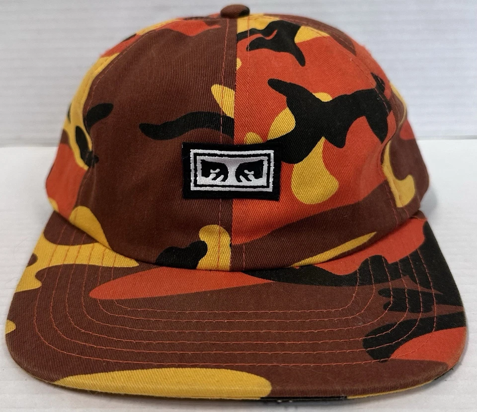 OBEY Resist Naranja Camuflaje 6 Paneles Snapback Foto 1 de 4