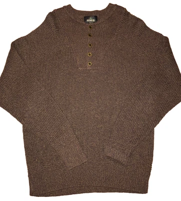 Redhead Pullover Mens 5-Button Sweater 80% Cotton 20% Acrylic Size XLT (H-7) - Image 1 of 4