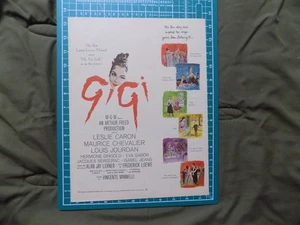 1958 DRUCKANZEIGE FILM GIGI MAURICE CHEVALIER LESLIE CARON - Bild 1 von 1