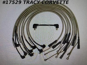 1970 Corvette 454 Braided Correct Dated Spark Plug Wire Set 3Q69-3rd Quarter 69 - Foto 1 di 1