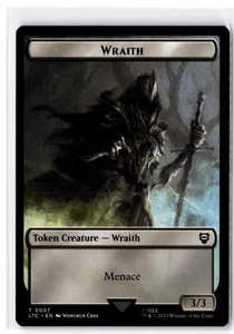 Commander: The Lord of the Rings #7 // 8 Wraith // Goblin Token - Picture 1 of 2