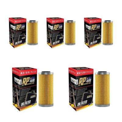 Paquete de 5 filtros de aceite RP para BMW G 450 X 2008-2010 Foto 1 de 2