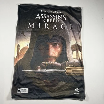 Assassins Creed Mirage Fabric Cloth Poster 24 x 33 GameStop Promo Banner Display - Image 1 of 3