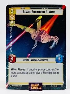 Star Wars Unlimited Blade Squadron B-Wing #933 Jump To Lightspeed Hyperspace Foi - Picture 1 of 1