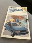 Nissan Stanza 1976-82 repair manual