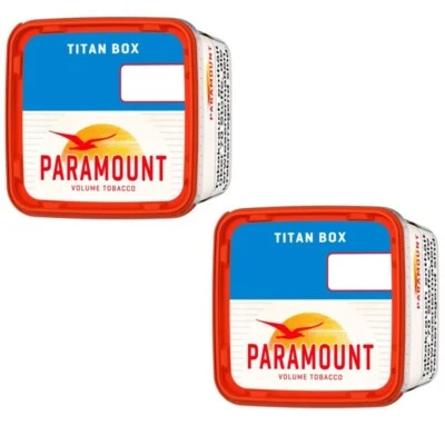 2x Paramount Titan Box 315g Volumentabak Stopftabak Paramount Titan Box 315g - Bild 1 von 2