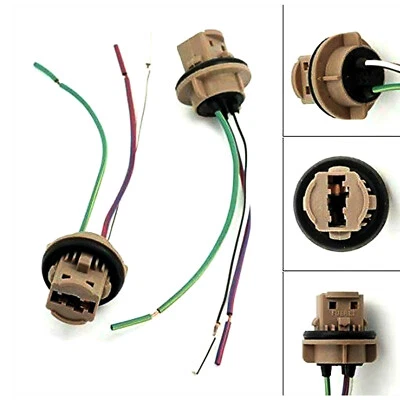 7443 7440 Brake Tail Light Adapter Wiring Socket For Acura CL TSX Honda Accord - Image 1 of 4